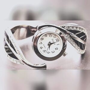 Studio Time Womens Stainless Steel, Quartz Movement, Bangle Designer Watch